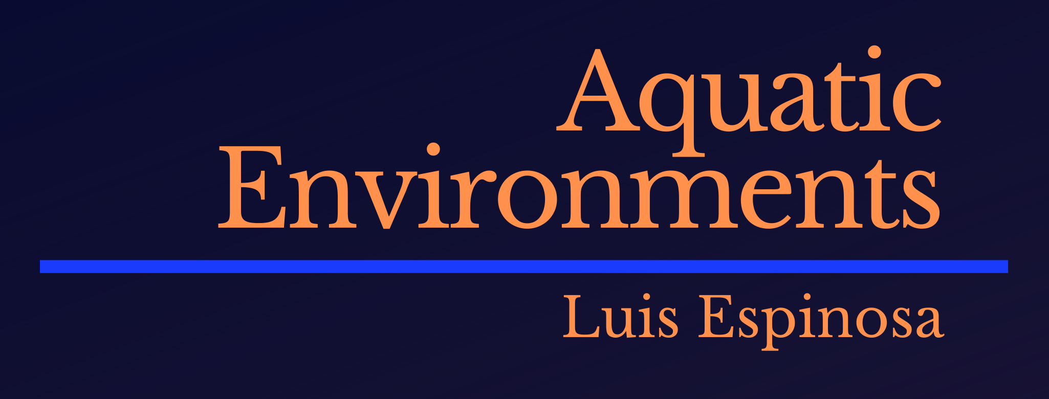 Aquatic Environments