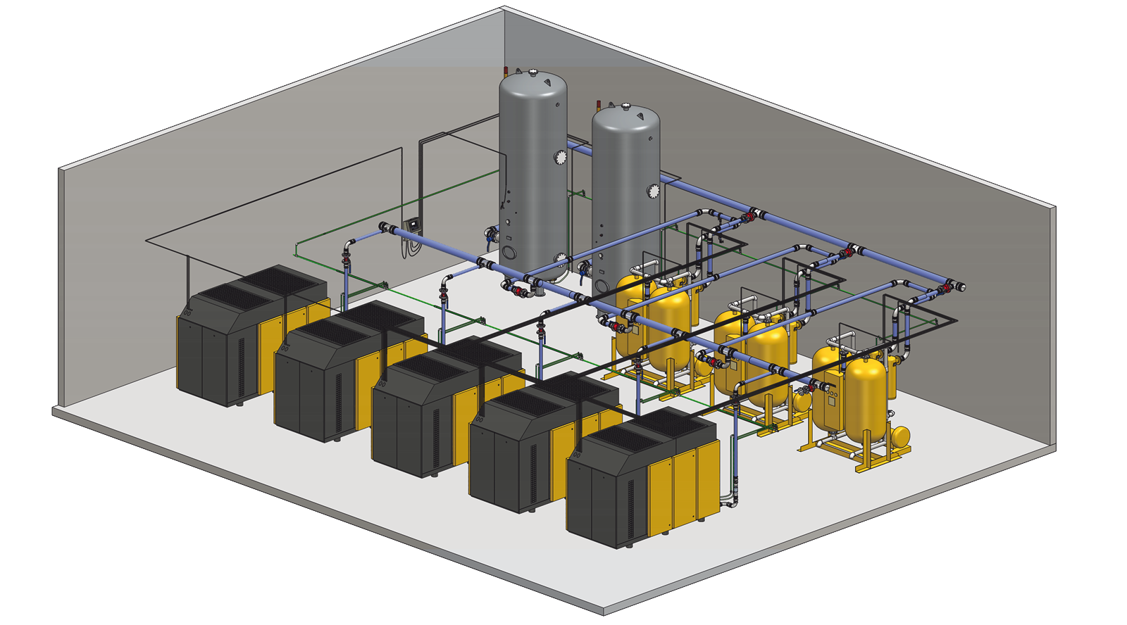 Portátil abierto con software de desarrollo y el texto ARDTEC sobre la pantalla, en un entorno de oficina.