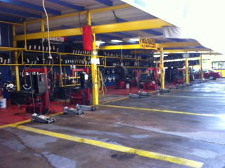 Tire change bays Tire change bays