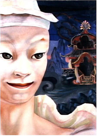 The Chinoiserie Magician (detail) by W Girard