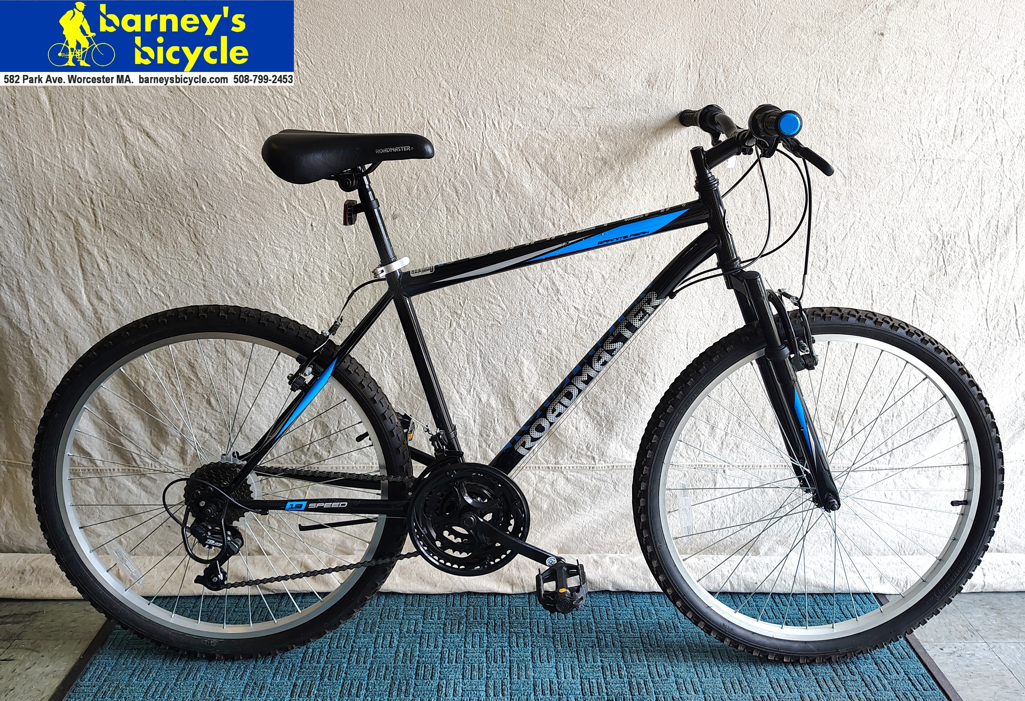 Roadmaster Granite Peak
Frame Size: 18" MD / Rider Height: 5'7-5'10
$189.00 (Professionally Tuned) 
