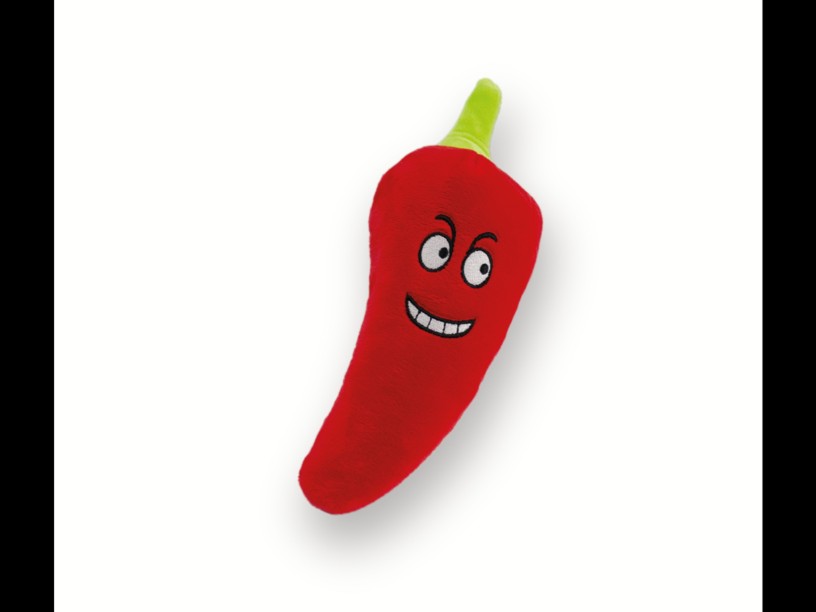 SP-3465 FLIFFY CHUMS PELUCHE
 CHILE ROJO 25 CM