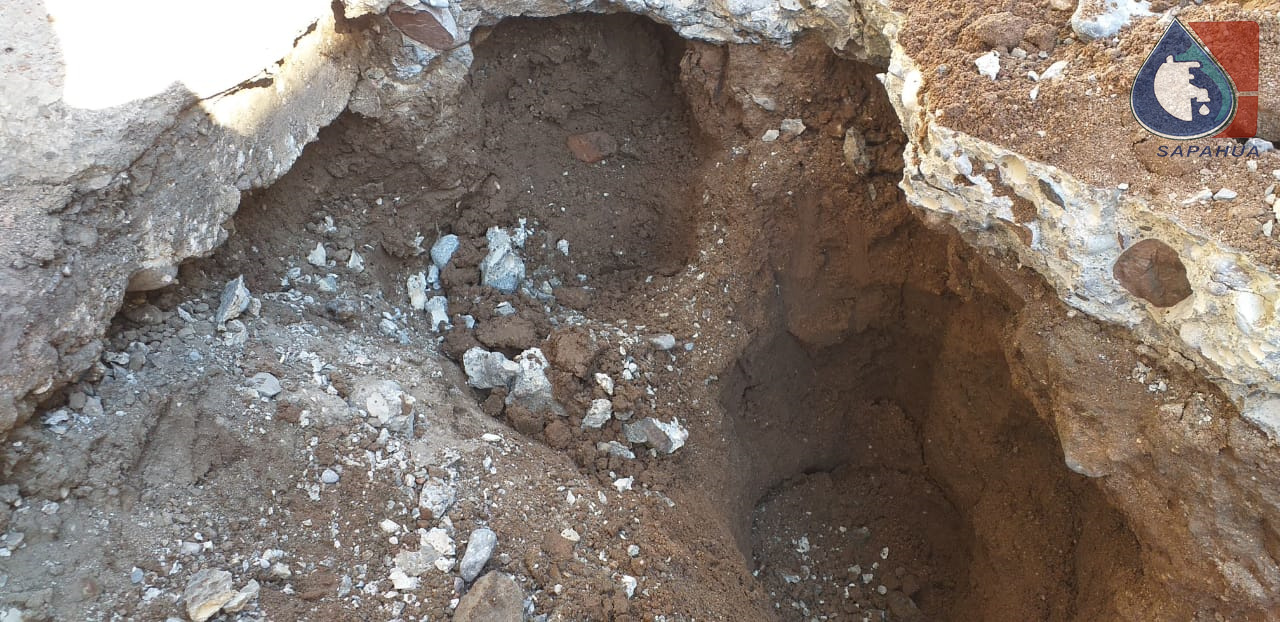 REPARACIÓN DE SOCAVÓN EN CALLE BRAVO, COLONIA CENTRO