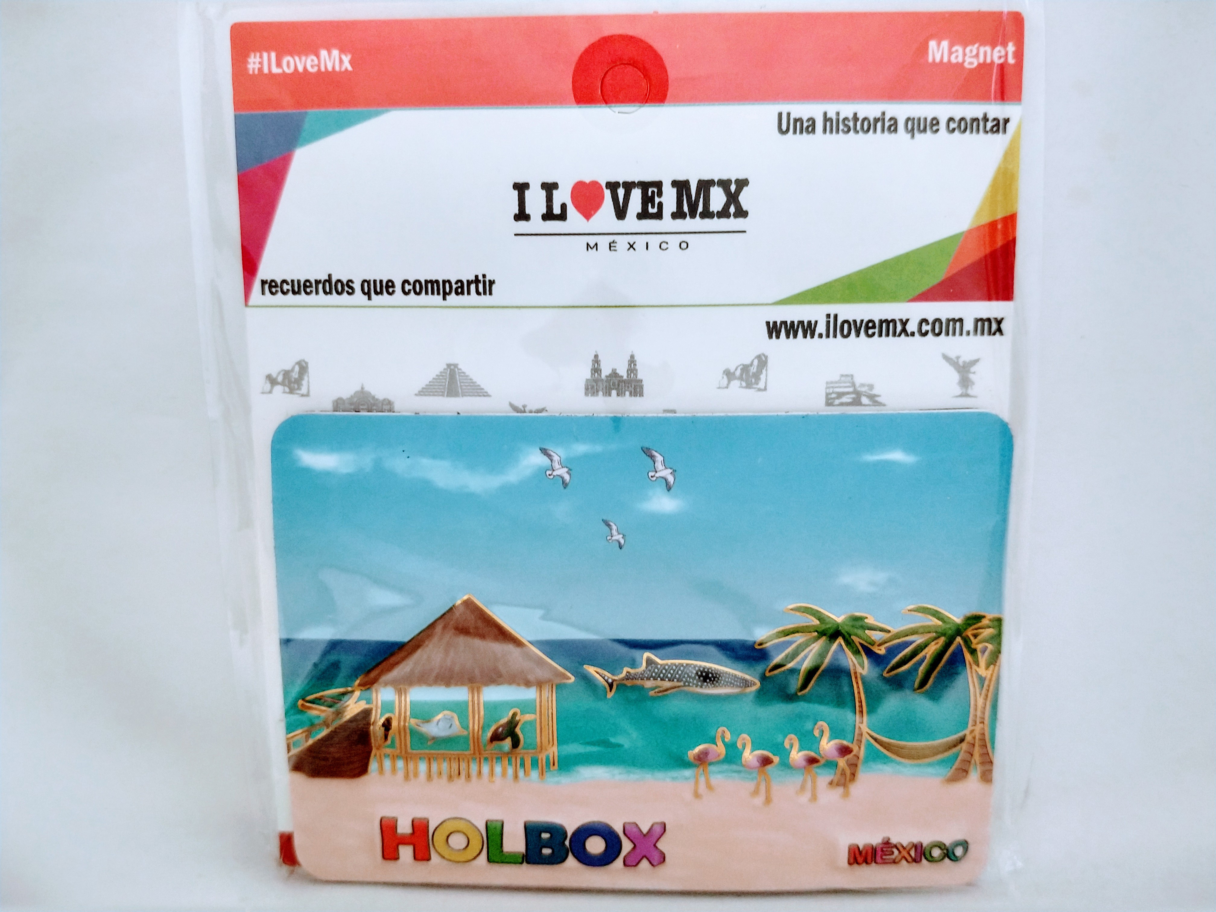 IMÁN RESALTADO HOLBOX
8cm Ancho
5.5cm Alto