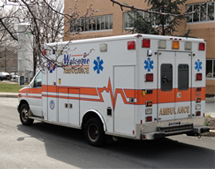 Ambulance at Emergency