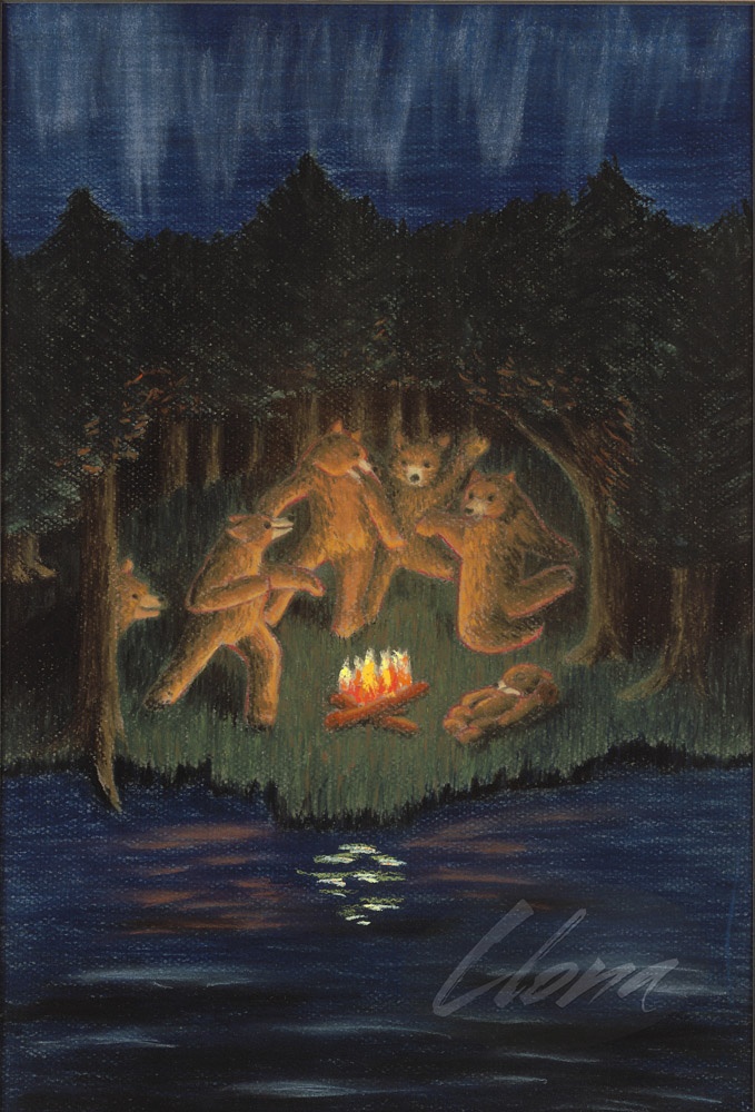 When the Sky Dances
Original Painting - 20" x 13.5"