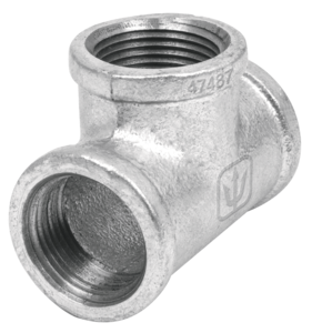 Tees (Roscados y Soldables en  Ced-40, Ced-80 en Acero Inoxidable y Acero al Carbón).