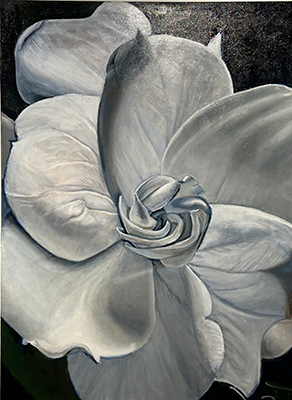 Painting of jasmines