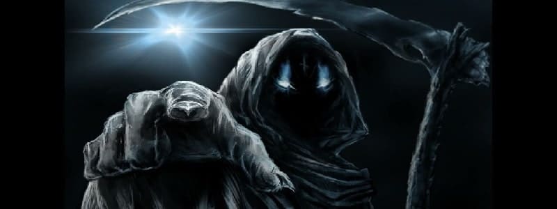 Revenge spells. Grim reaper pointing, ready to unleash the wrath of God upon whoever wronged you. Spells for revenge.