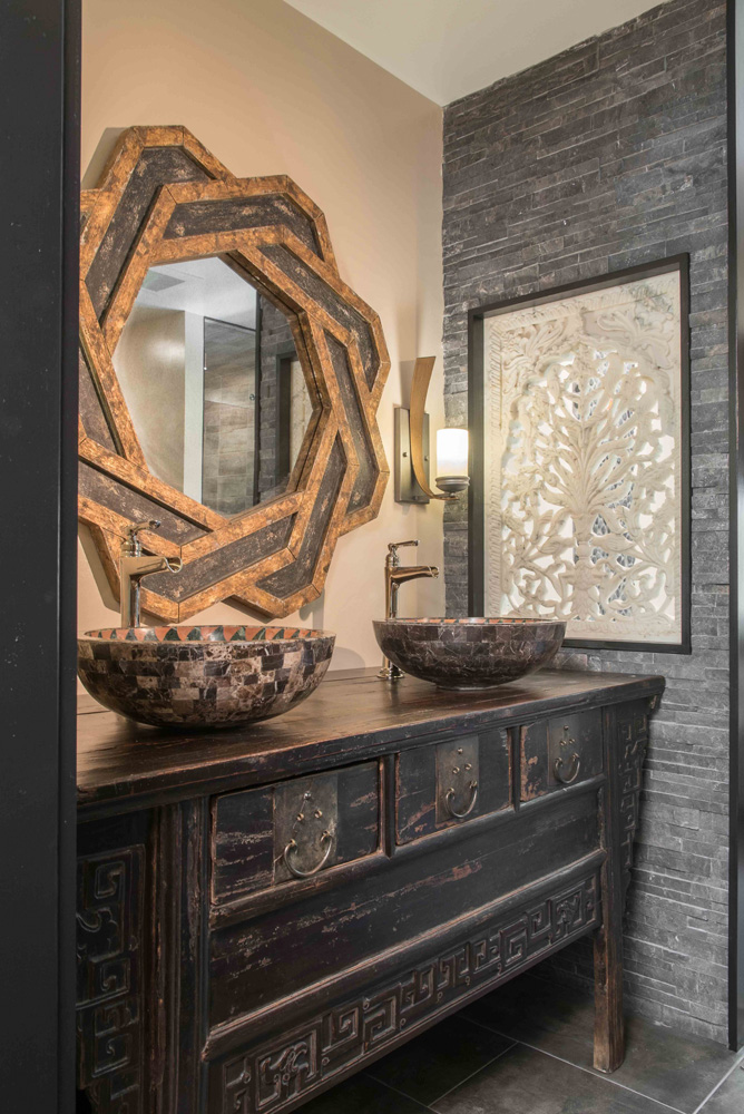 Asian Inspired Bath Remodel