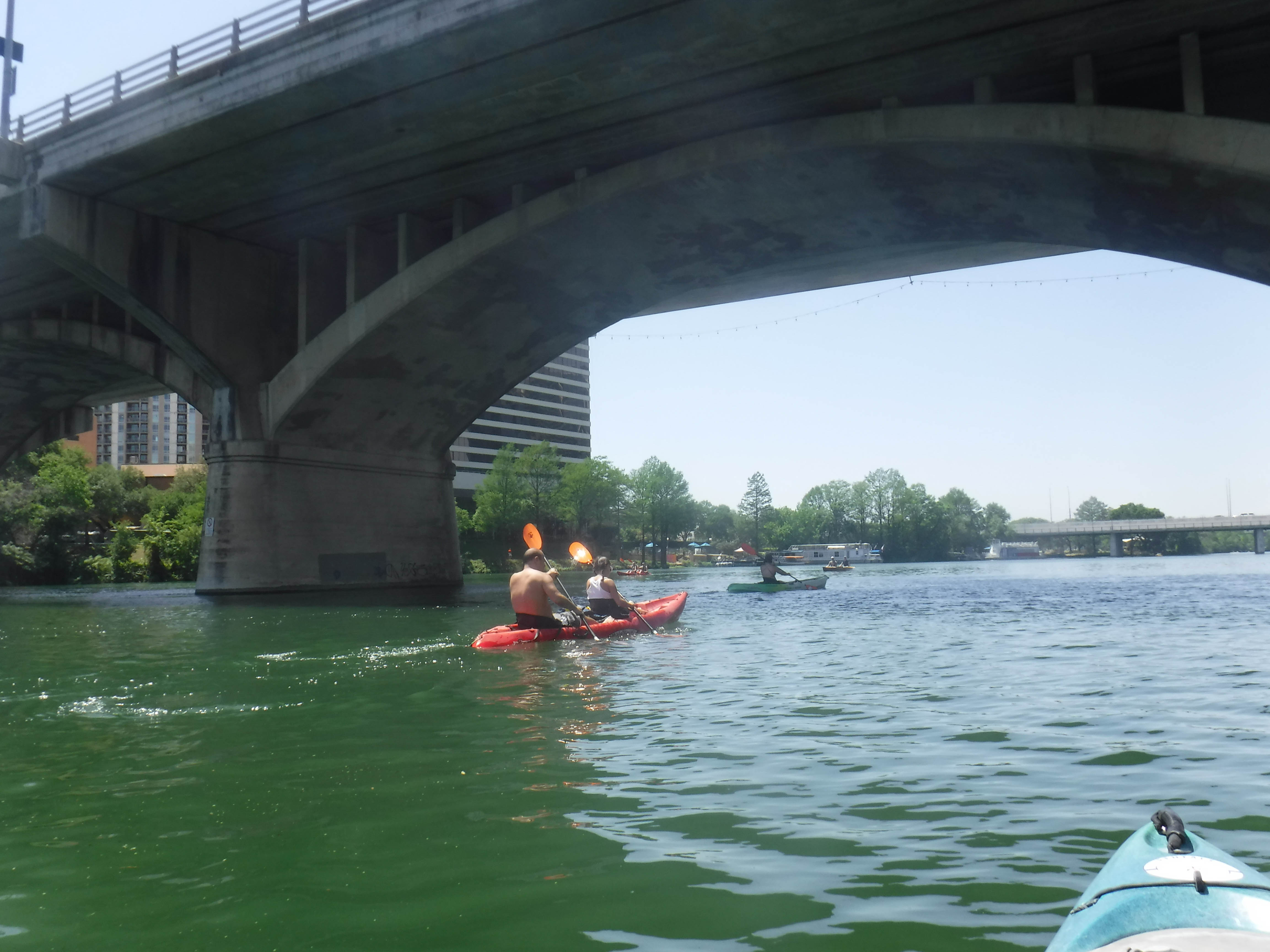 Kayaking the Colorado River in Downtown Austin