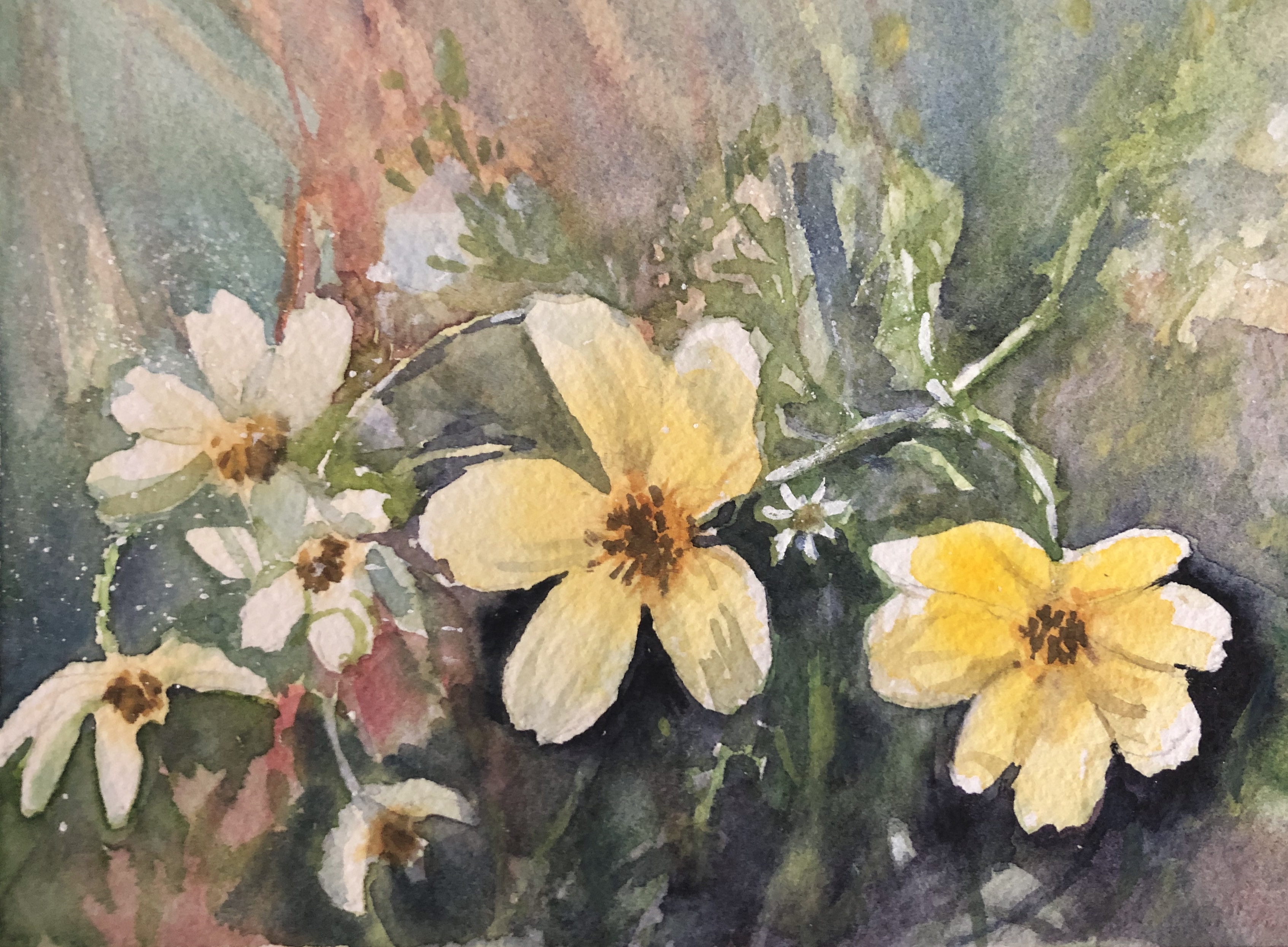 From Mom's Garden
Watercolor
7" X 5"
$100.