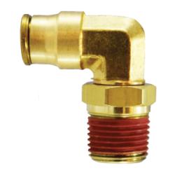 Brass PTC Swivel Male Elbow
