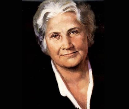 Maria Montessori portrait by Frank Szasz used courtesy of the Creative Process