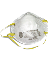 Respirador de construcción de peso ligero, ergonómico y de gran durabilidad. Con bandas de látex elásticas y cómodas. Medio filtrante electrostático. Para trabajos generales con exceso de polvo o partículas.

Presentaciones disponibles:

    REX AP1503 N. 95