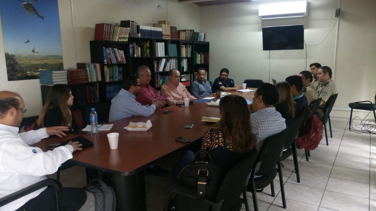 Reunión con Protección Civil de Jalisco