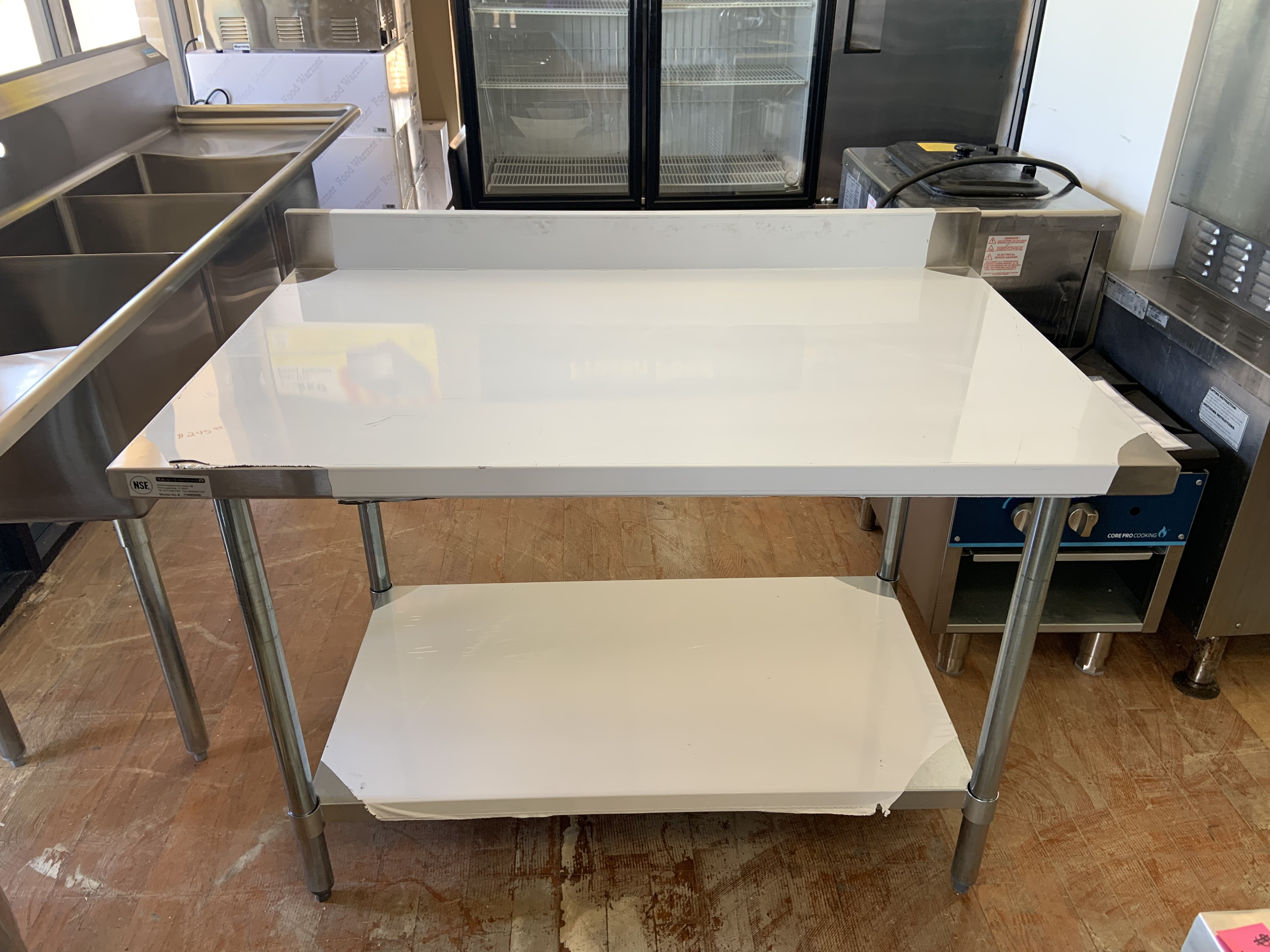 New BK Resources Stainless Steel Table