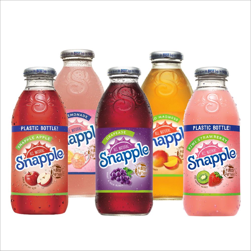 Jugos Snapple 24/16 onz
Código: 10490
