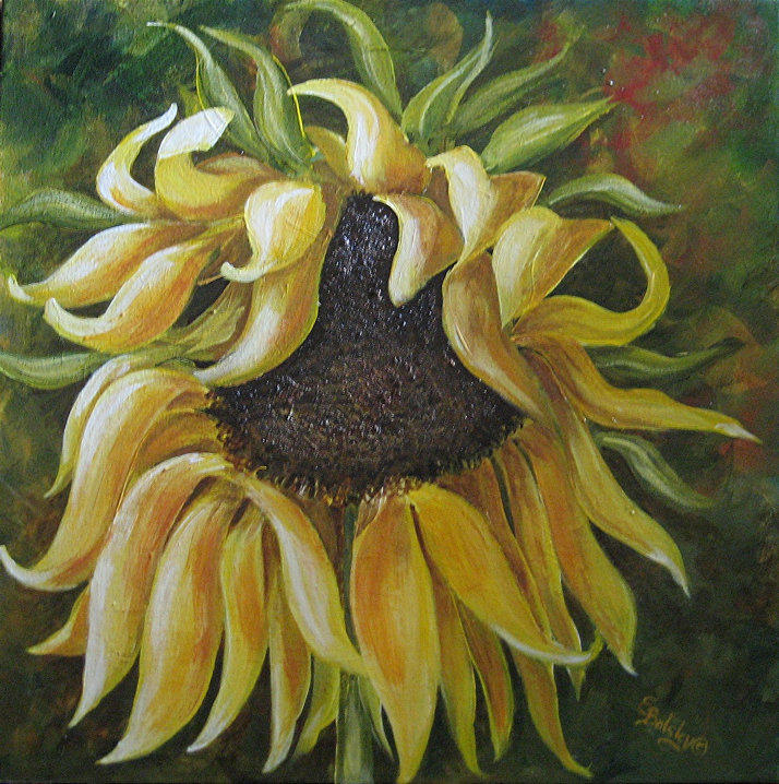 Soleil, Mixed Media, 20x20 Gallery Canvas SOLD