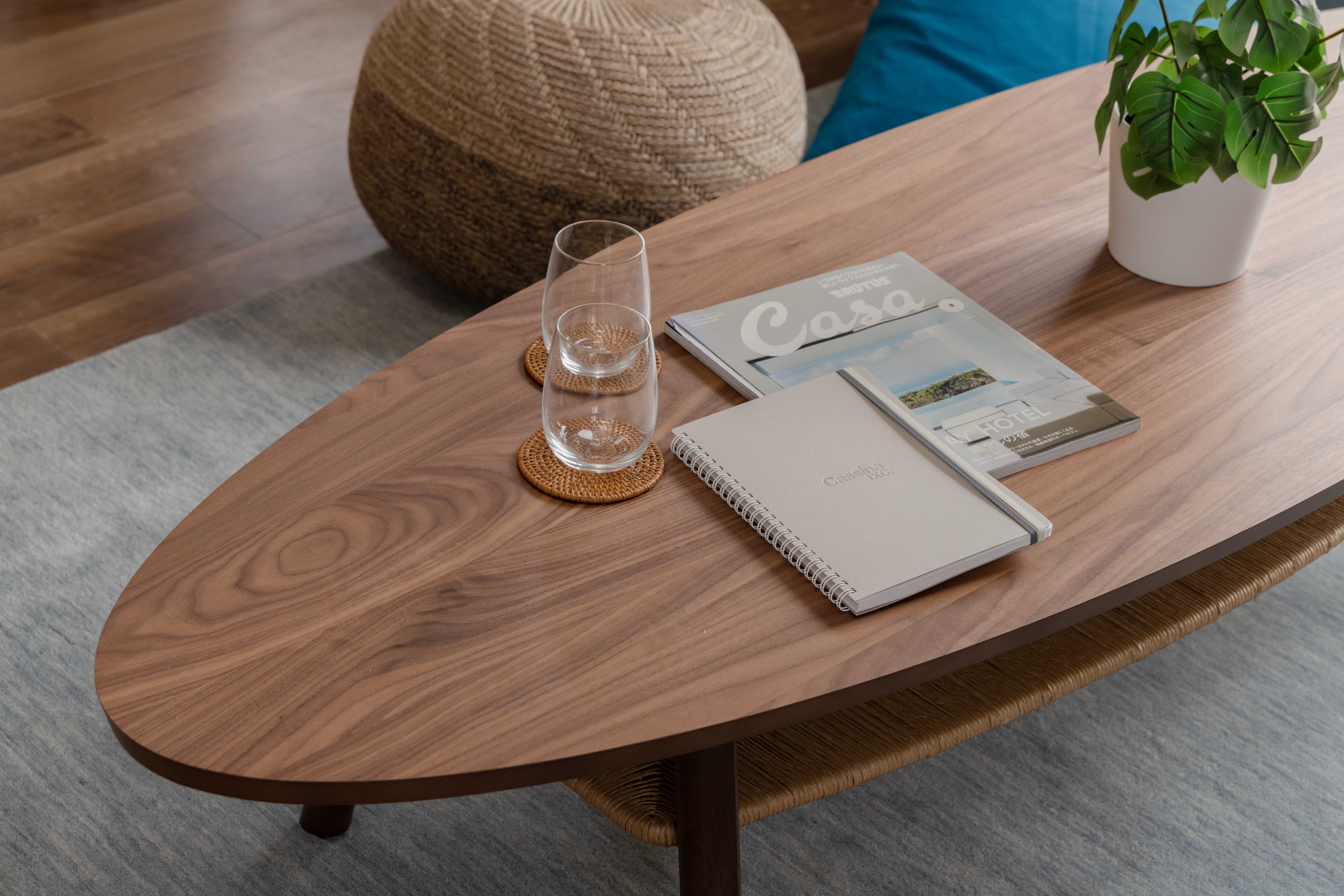 Surfboard inspired coffee table