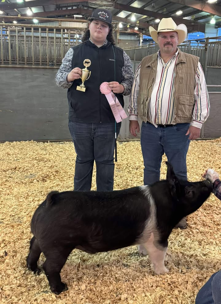 Holden Shuler
2025 Rutherford County Show
Reserve Champion
Overall Market Hog