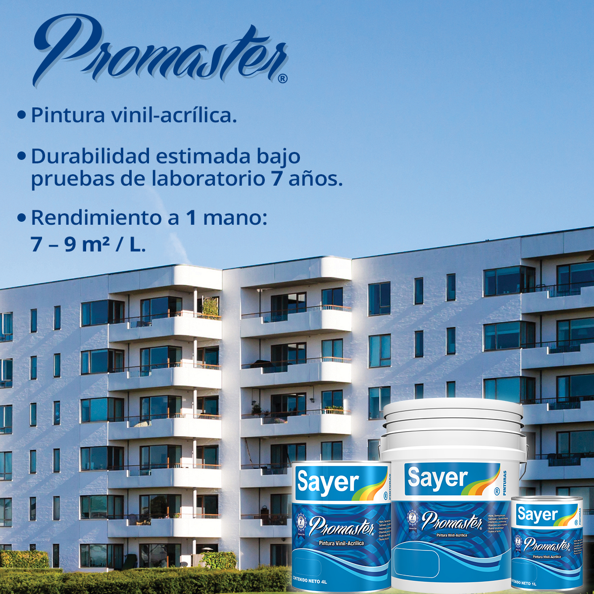 PINTURA VINIL ACRILICA BLANCA MATE O SATINADA LAVABLE 4 Y 19L.