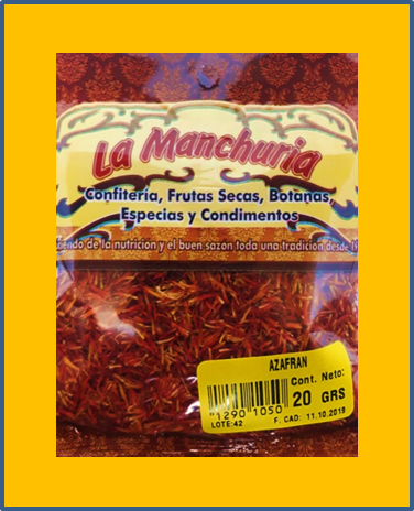 AZAFRÁN
2 Y 20 GRS
