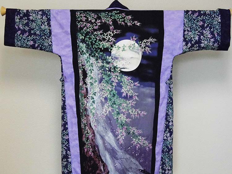 Purple Wisteria Waterfall
