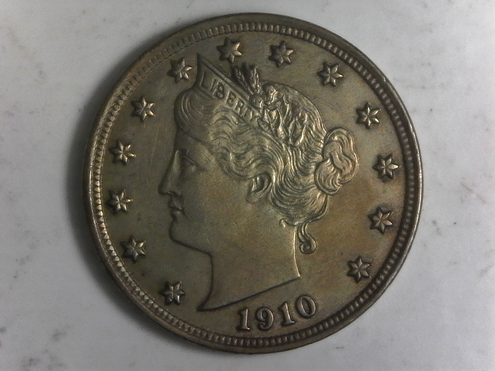 Click on Liberty V Nickel for Online Auction