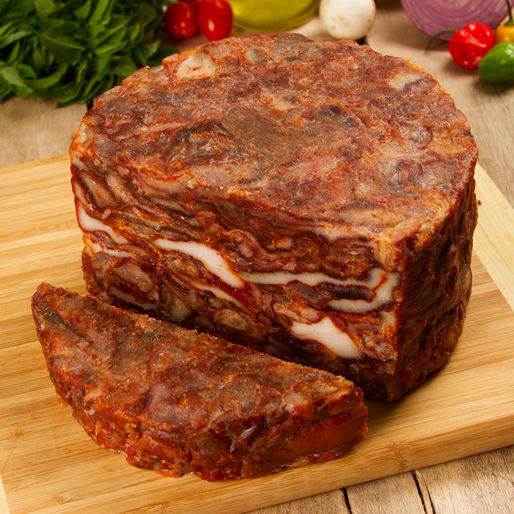 Chicharrón prensado