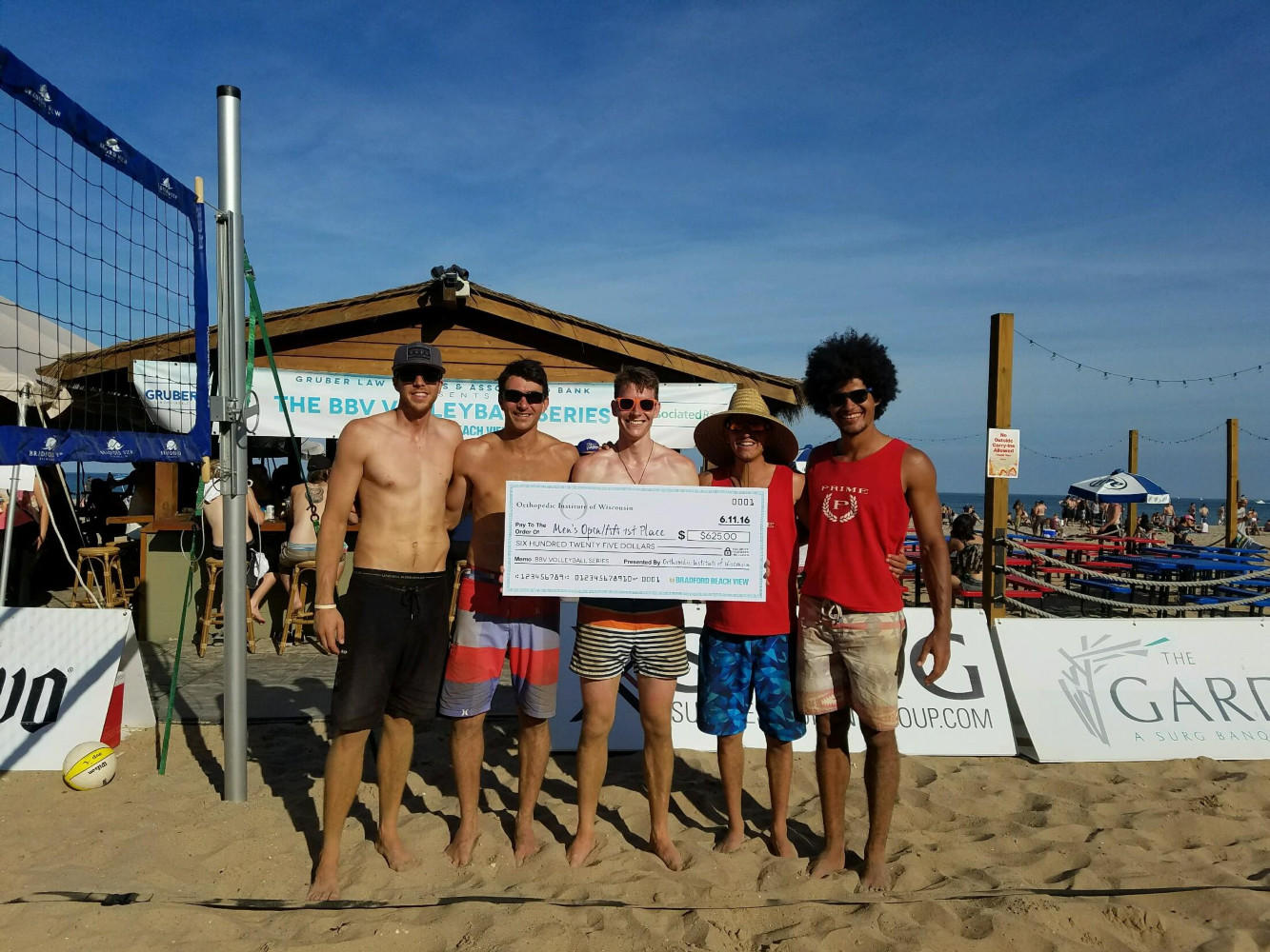 Men's Open  Finishers Harrison, Frenc, Goldsmith, Cavillo and Schultz