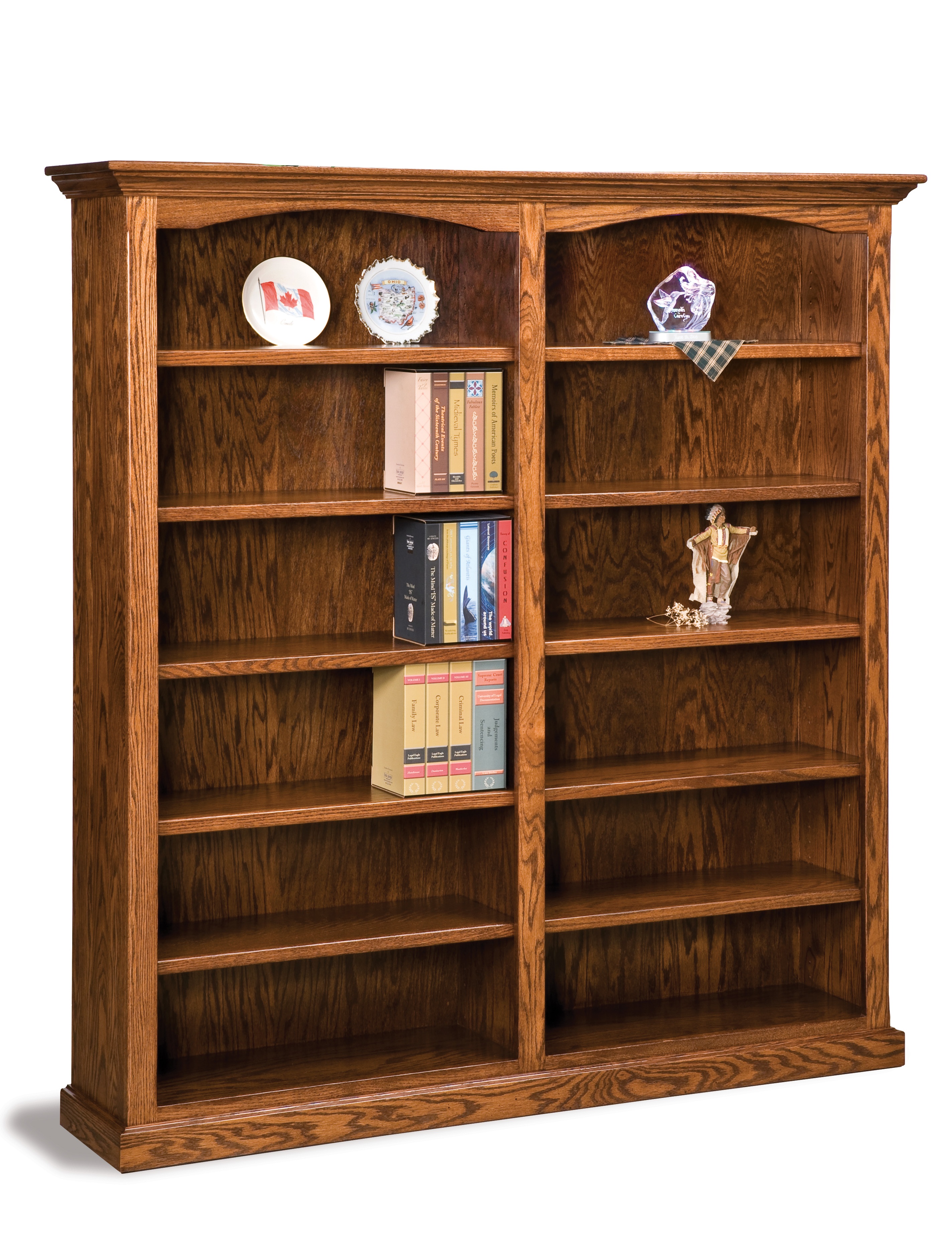 Hoosier Heritage Double Bookcase-#132