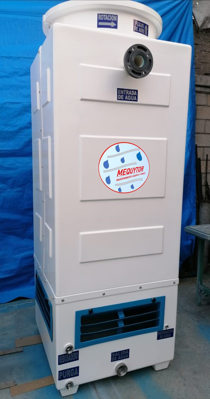 TORRE DE ENFRIAMIENTO MODELO TE-2-3-1.0 FIBRA DE VIDRIO