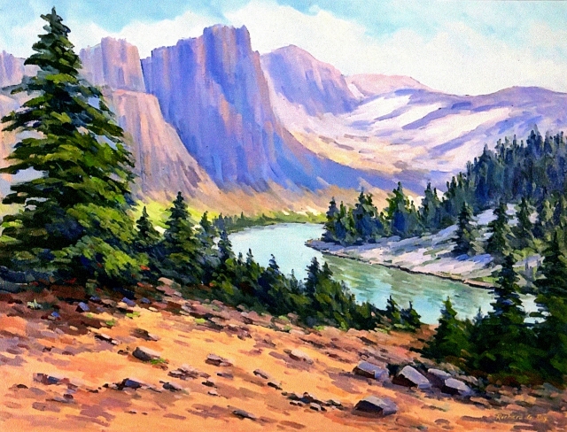 Wyoming Mountains, 20 x 24 Oil