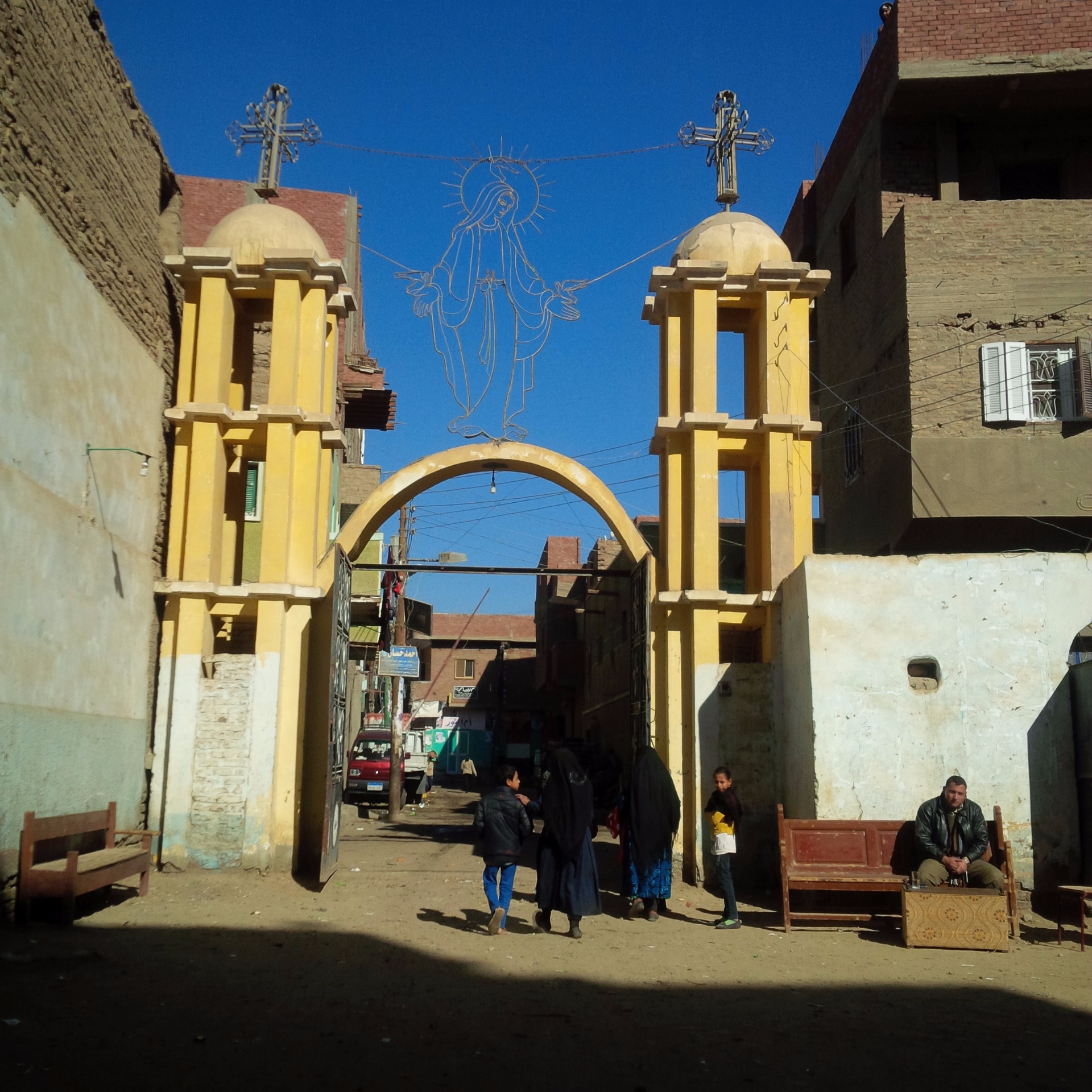 Entrance to Monastery of
Blessed Virgin Mary