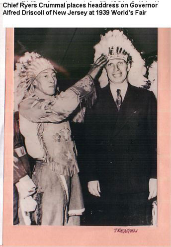 Chief Crummal and Governor Driscoll