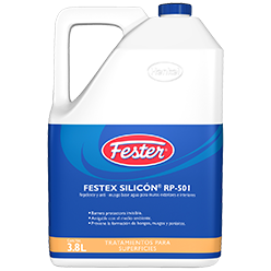 Repelente y anti-musgo base agua para muros exteriores e interiores.
Solución hidrofugante base agua que al aplicarse y secar se torna invisible, no alterando la aparicencia original de los materiales de construcción. Elaborada con emulsiones de resinas de silicón de alto desempeño y poder penetrante.