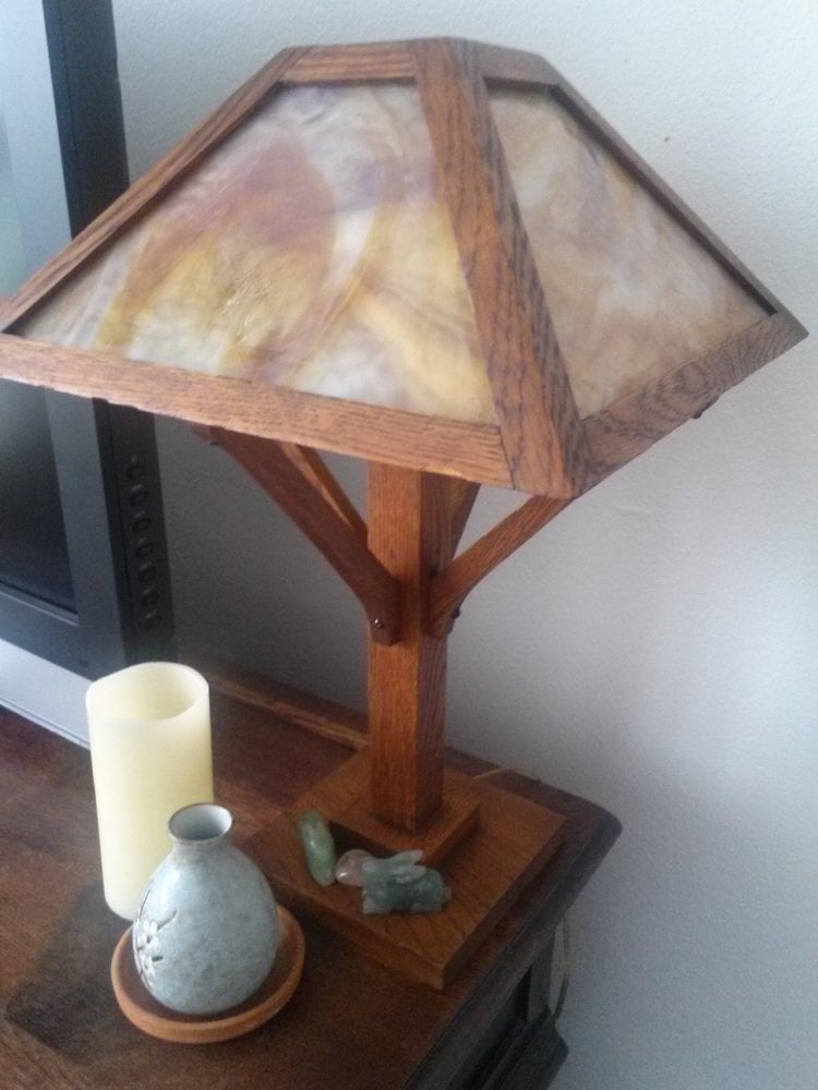 Unique Wooden Lamp
