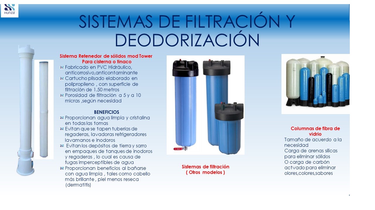 Filtro para cisterna o tinaco Filtro para cisterna o tinaco