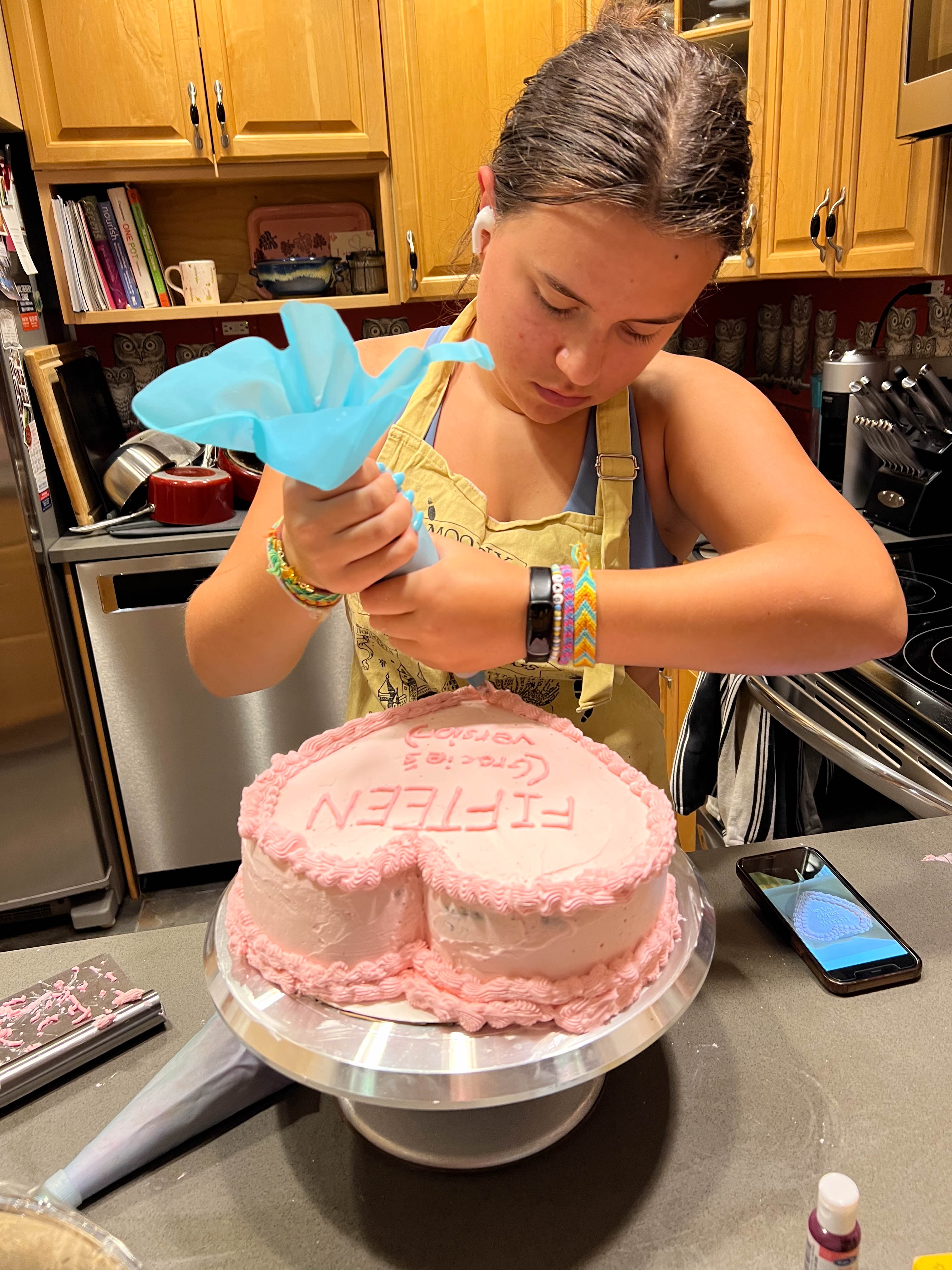 I made a birthday cake for Gracie