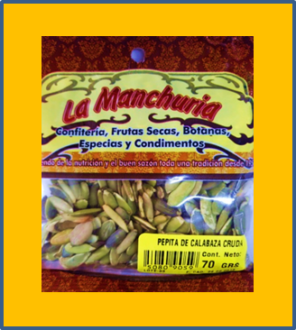 PEPITA DE CALABAZA CRUDA
70 GRS