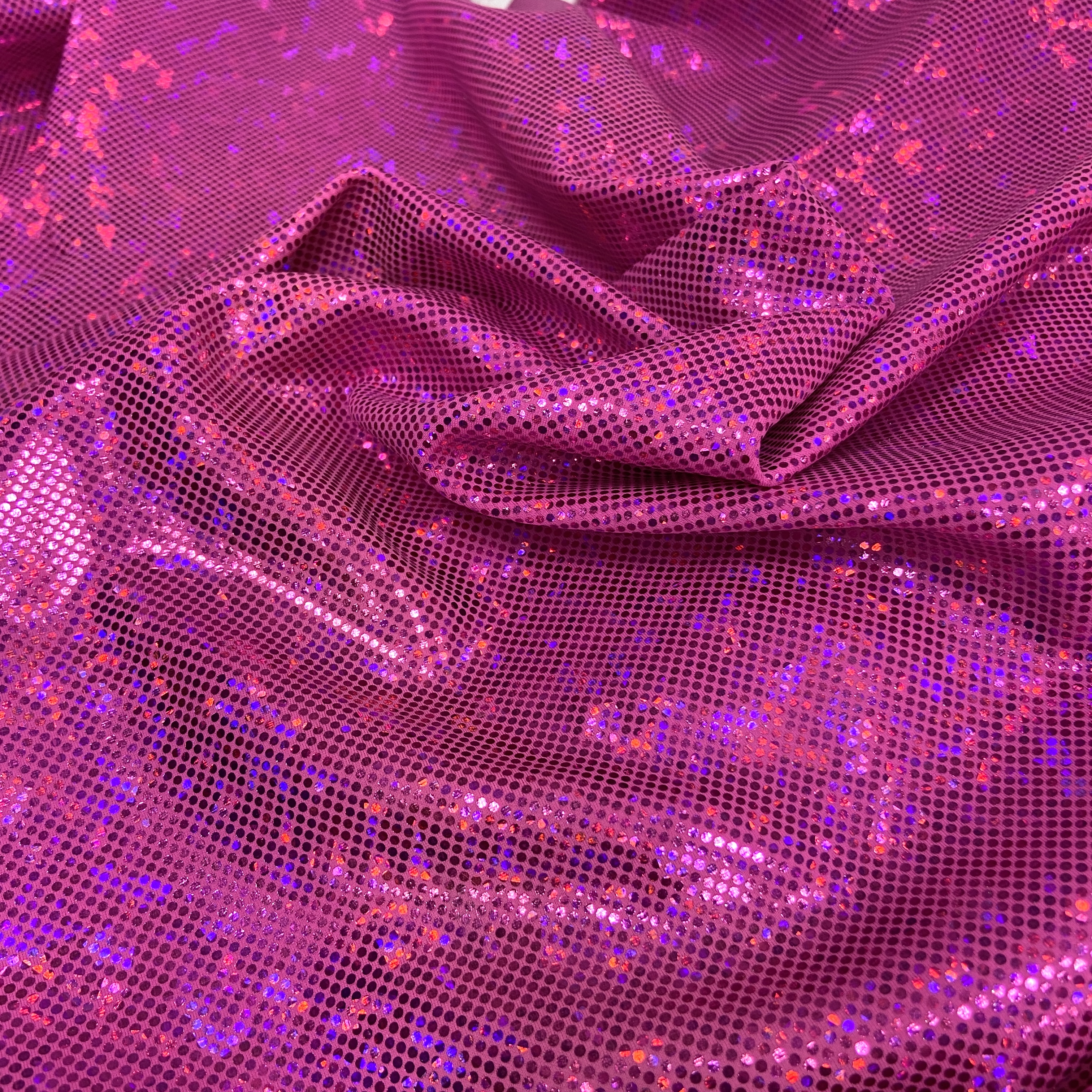 Pink shattered hologram 