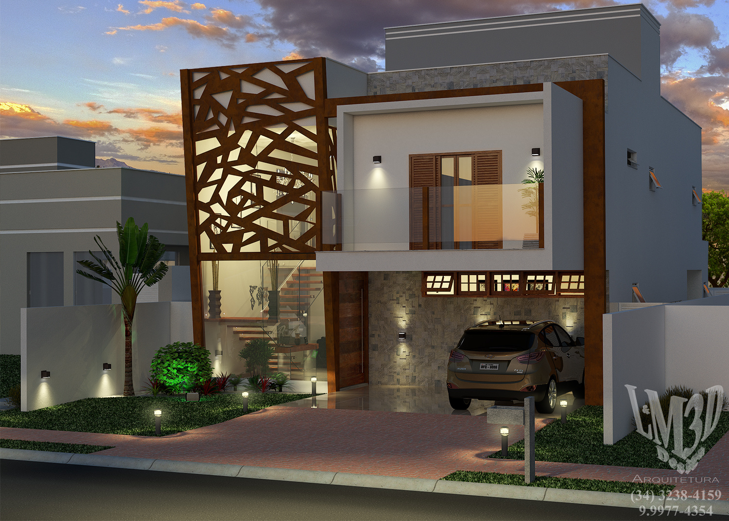 Projeto residência em condomínio.