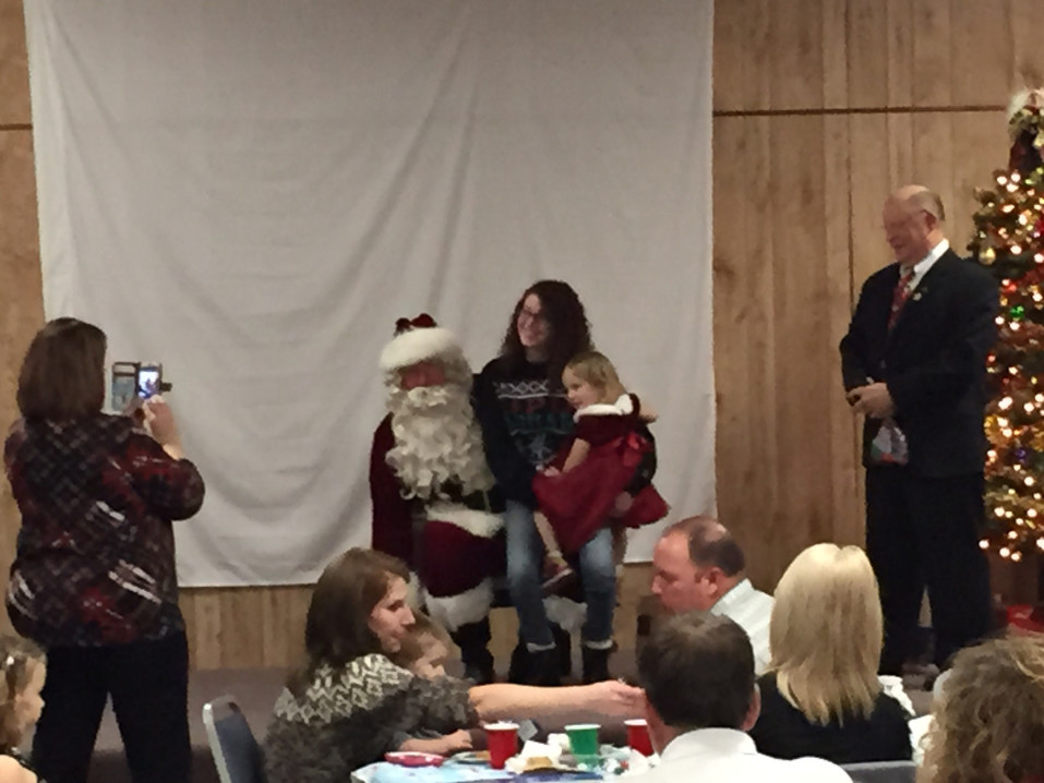 Santa at our 2015 Annual Christmas Party