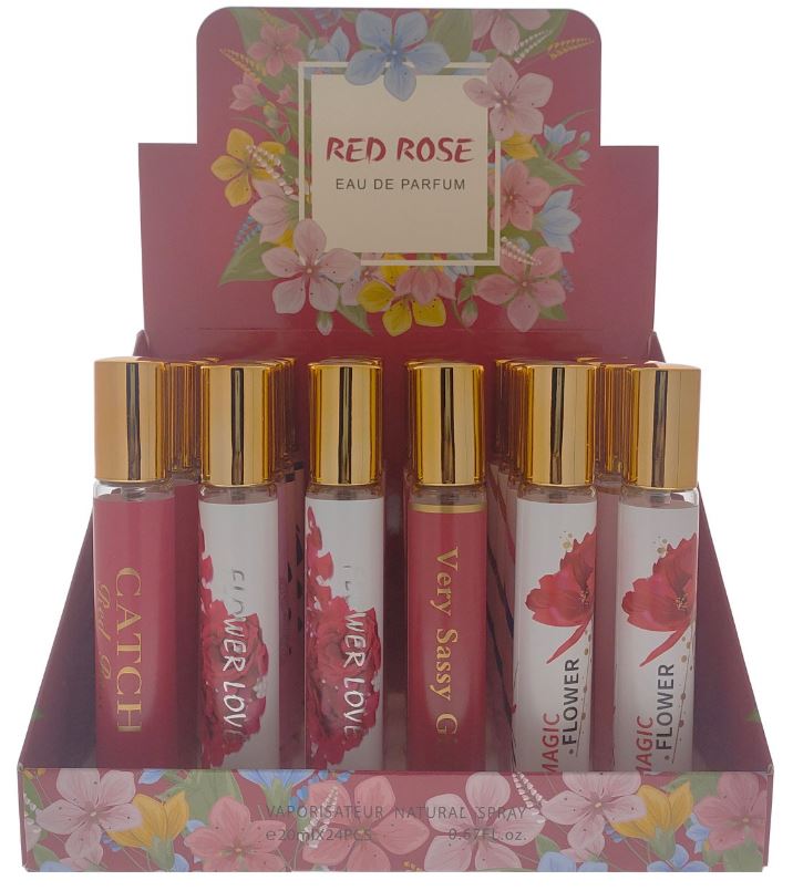 ASSORTED WOMEN TRAVEL SPRAYS 
24 PC DISPLAY
W010A