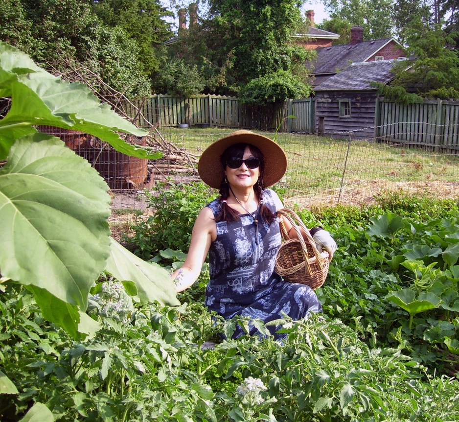 Dr. Marcus in our first Freedom Garden.