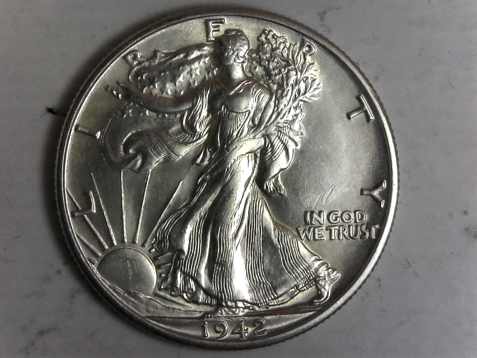 Click on Walking Liberty Half  Dollar for Online Inventory