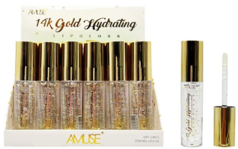 LIP2150
14K GOLD HYDRATING LIP GLOSS
24 PC DISPLAY
