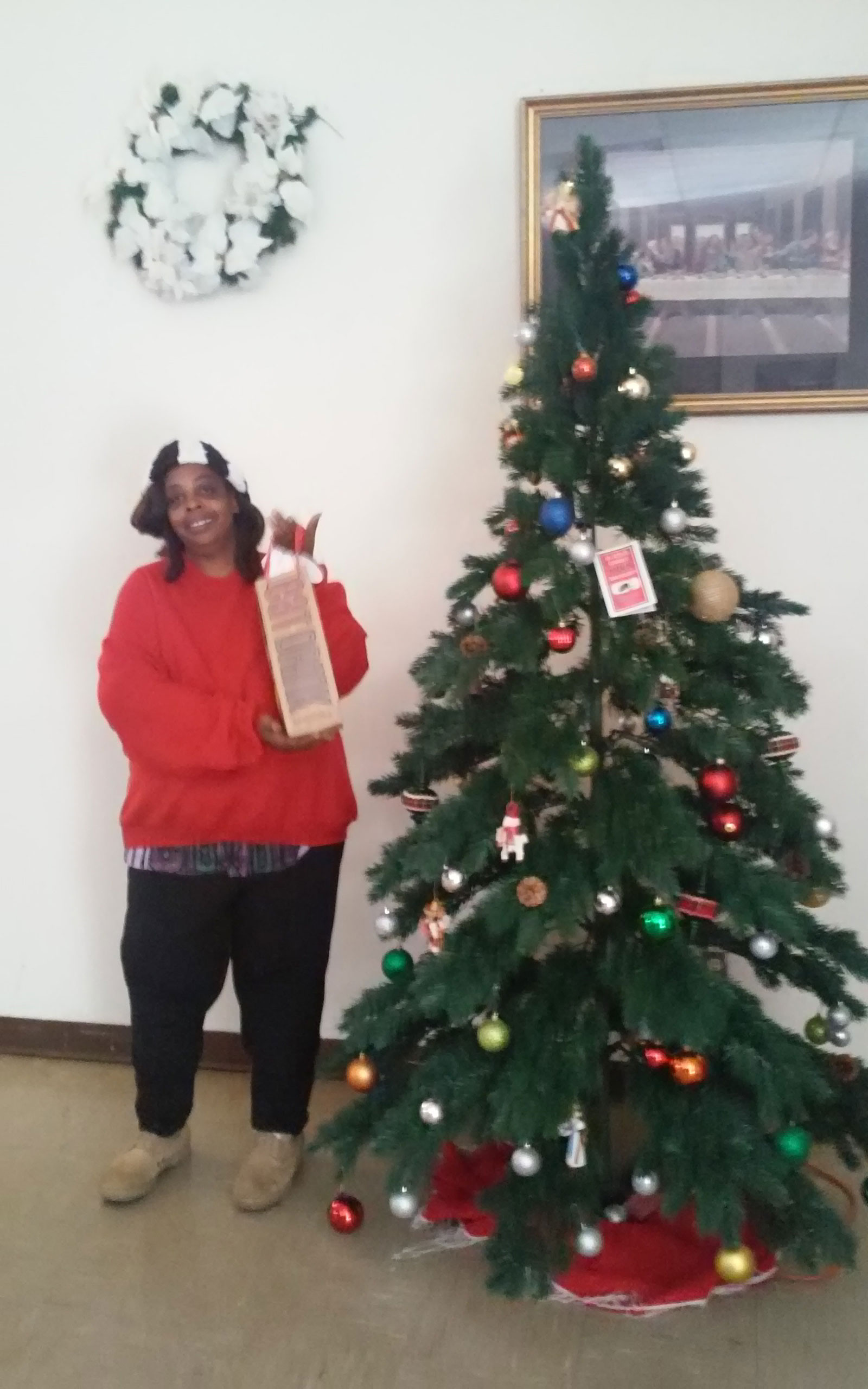 Church Christmas Tree and Gift