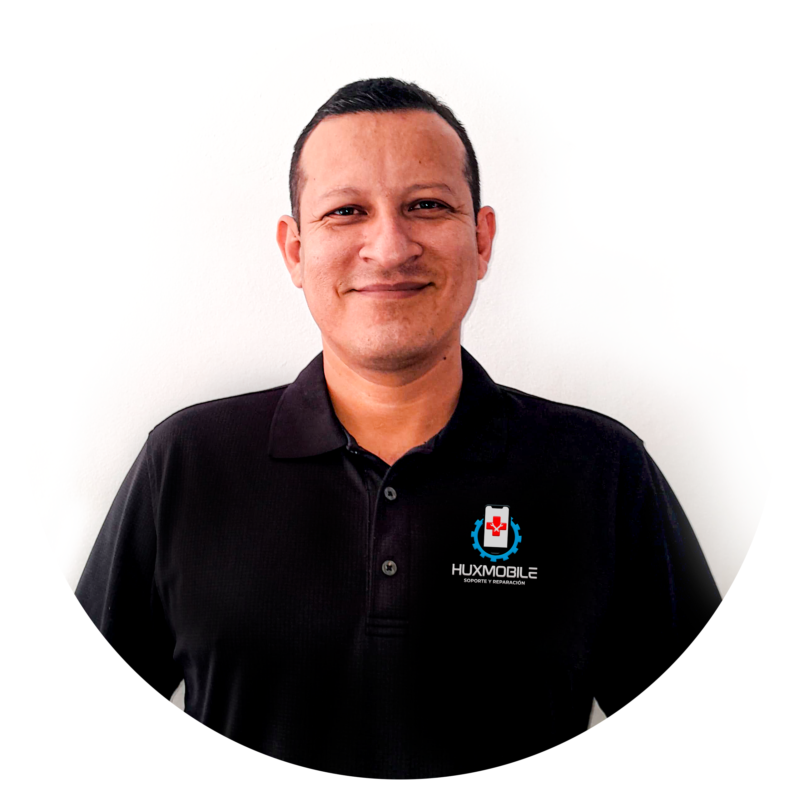 Smiling woman with glasses